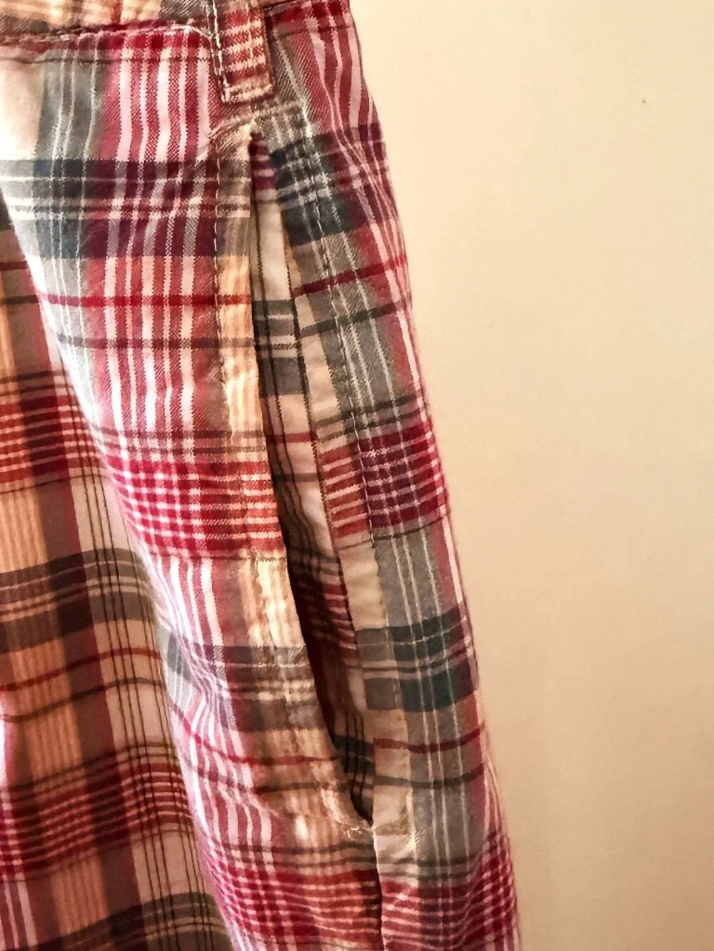 Target MERONA Madre' (Plaid) Bermuda Women's 100% Cotton Shorts Size 14